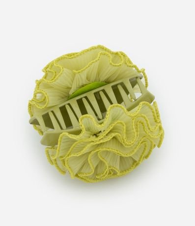 Pinza para el Pelo en Tejido con Formato Flor 2