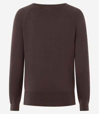 Suéter en Punto con Cuello Redondo 7