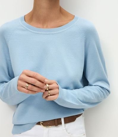 Suéter en Punto con Cuello Redondo 3