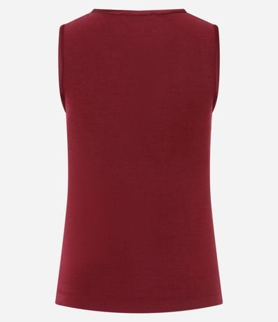 Blusa Básica en Viscosa con Cuello Redondo 7