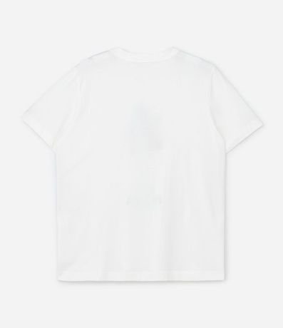 Remera Alargada en Algodón con Estampa Playera y Detalle Bordado Curve & Plus Size 5