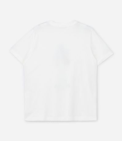 Remera Alargada en Algodón con Estampa Playera y Detalle Bordado Curve & Plus Size 6