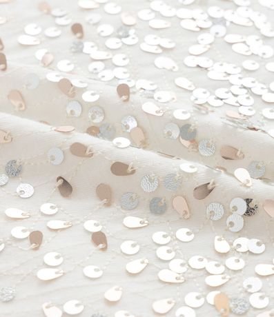 Blusa en Algodón con LLuvia de Lentejuela Curve & Plus Size 7