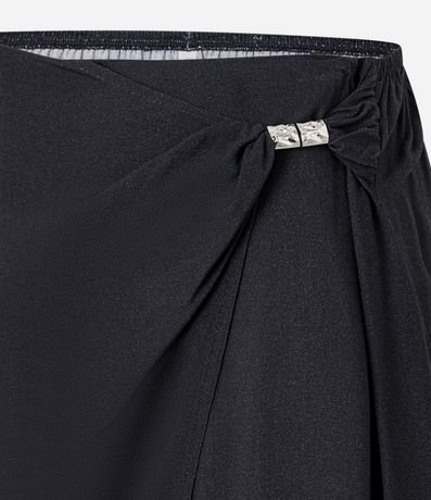 Salida de Playa pollera Traspasada en Viscosa con Estampa Acuarelada 7