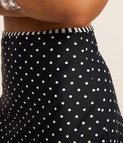 Salida de Playa Pollera Corta en Microfibra de Lunares Bicolor 3
