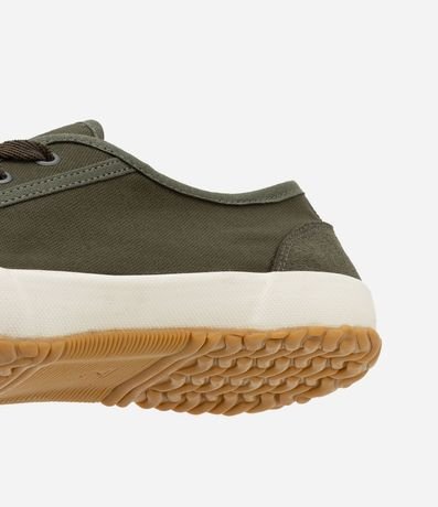 Championes Casual Retro en Sarga con Recortes y Cordón 3