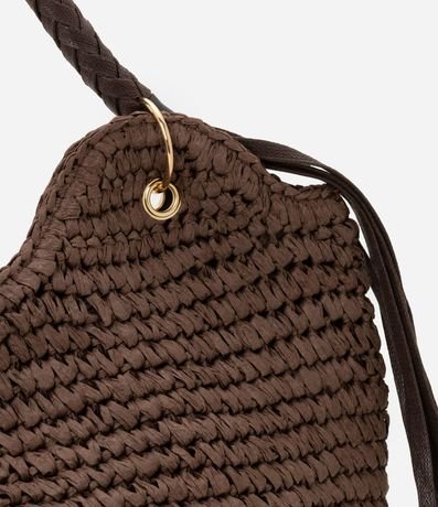 Bolsillo de Praia con Alça Trenzada y Franjas de PU 4