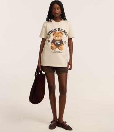 Remera en Algodón con Estampa Osito York Bears 2
