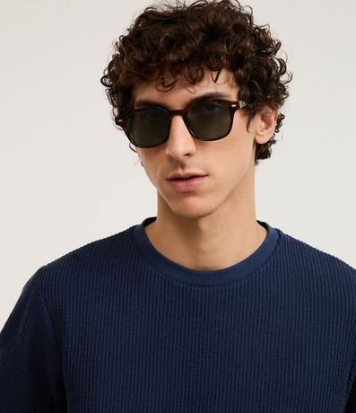 Remera en Algodón Acanalada con Cuello Redondo 4