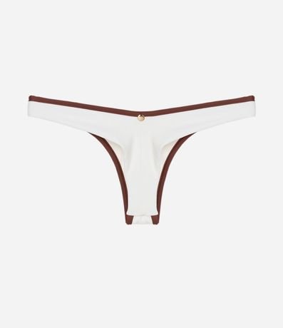 Bikini Bombacha Pernera Alta en Microfibra con Bies Contrastante 6