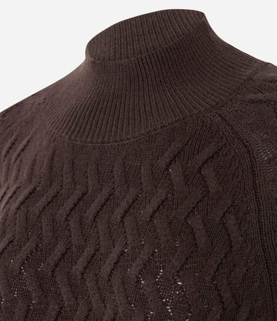 Suéter en Punto con Textura Zig Zag 2