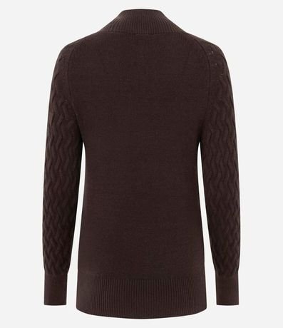 Suéter en Punto con Textura Zig Zag 3