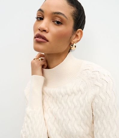 Suéter en Punto con Textura Zig Zag 3