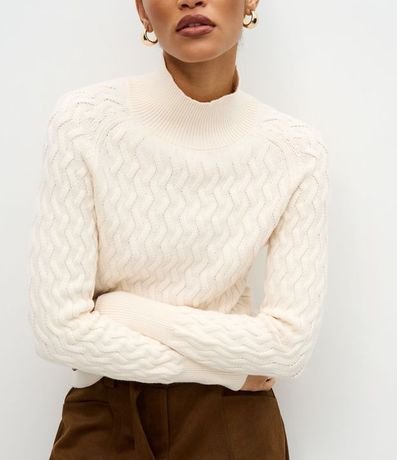 Suéter en Punto con Textura Zig Zag 4