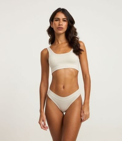 Bombacha Bikini en Poliamida Seamless Texturizada 1