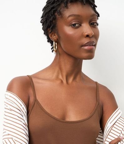 Blusa Básica de Bretel Fino en Algodón Peruano 5