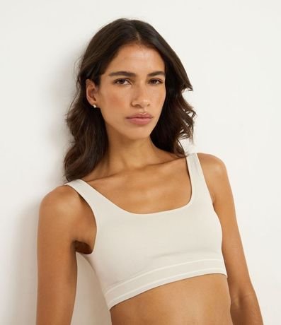 Soutien Top Sin Copa y Aro con Textura