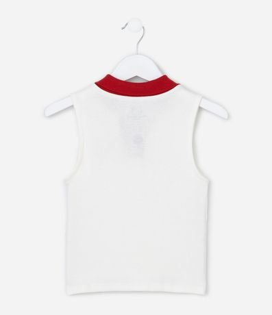 Musculosa Infantil en Rib con Cuello Polo Hello Kitty  - Talle 1 a 14 años 7