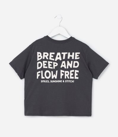 Remera Comfort Infantil Stitch Playero  - Talle 5 a 14 años 2