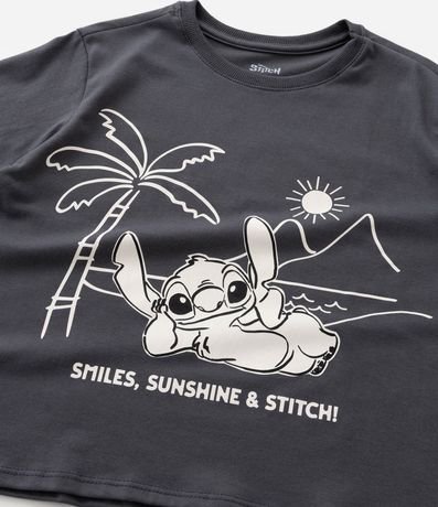 Remera Comfort Infantil Stitch Playero  - Talle 5 a 14 años 4