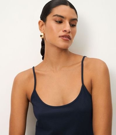 Blusa Básica de Bretel Fino en Algodón Peruano 4