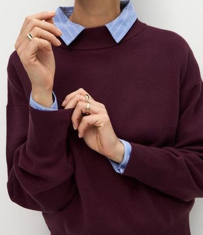 Buzo Suéter en Tricot con Puño Ajustado 3