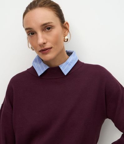 Buzo Suéter en Tricot con Puño Ajustado 4