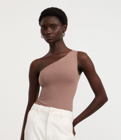 Body Hombro Único en Microfibra