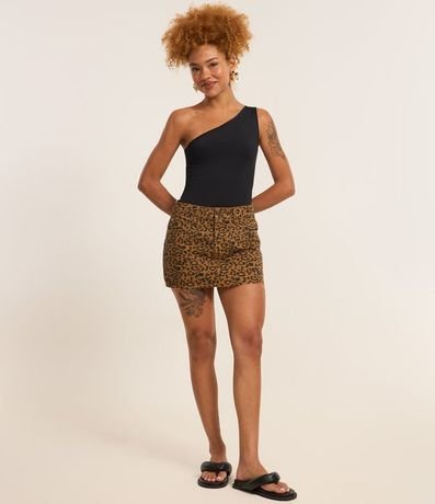 Body Hombro Único en Microfibra 2