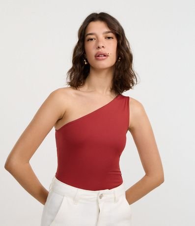 Body Hombro Único en Microfibra 4