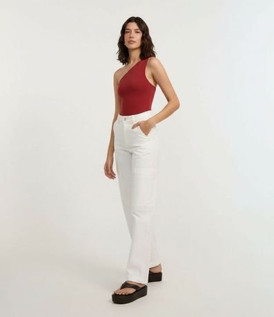 Body Hombro Único en Microfibra 6