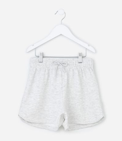Short Infantil Runner en Algodón Sin Felpa con Lazo Tam - 5 a 14 años