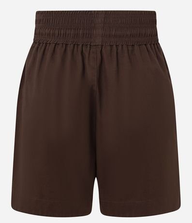 Short Runner en Sarga con Elástico y Lazo 2