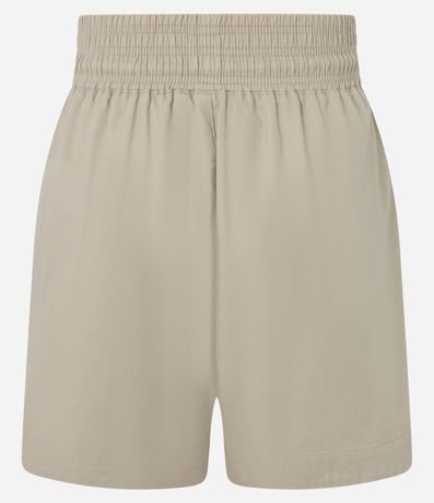 Short Runner en Sarga con Elástico y Lazo 6