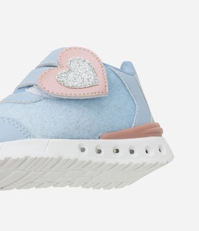 Championes Infantil Estampa Corazón y Suela en LED - Talle 20 al 27 3