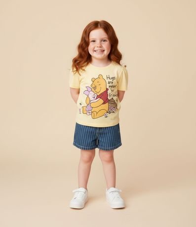 Remera Regular Infantil con Estampa Winnie The Pooh - Talle 1 a 6 años