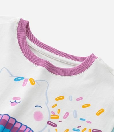 Remera Regular Infantil con Estampa La Casa de Muñecas de Gabby - Talle 1 a 6 años 5