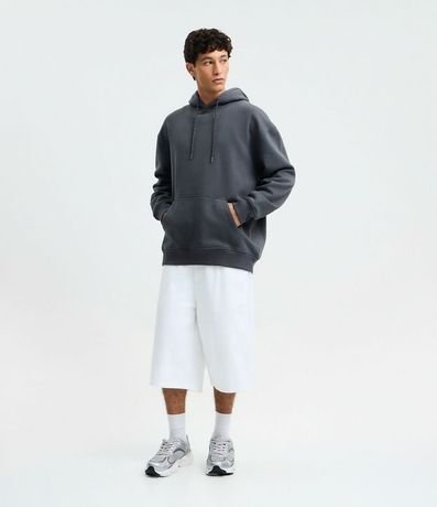 Saco Comfort en Algodón con Felpa y Bolsillo Canguro 2