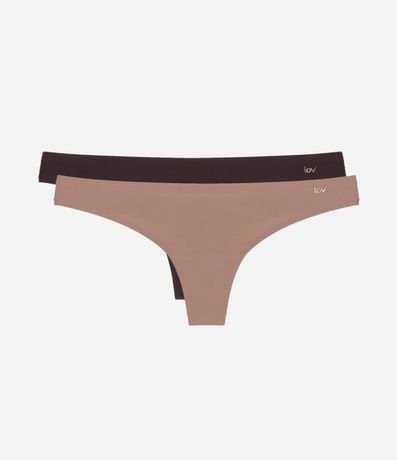 Kit 02 Bombachas Bikini en Microfibra