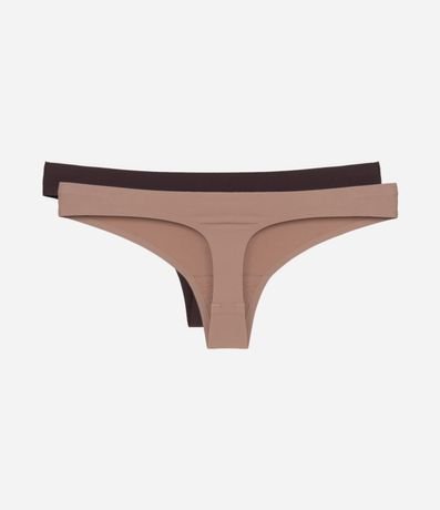 Kit 02 Bombachas Bikini en Microfibra 2