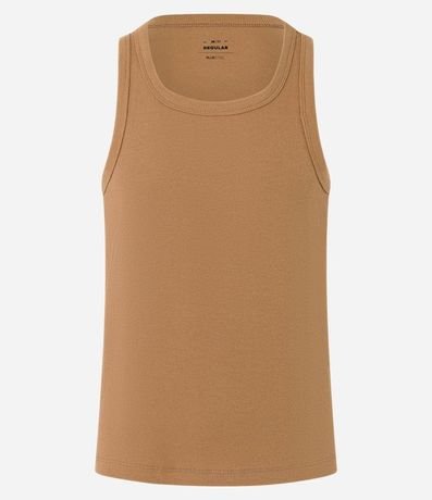 Musculosa en Algodón sin Estampado 4