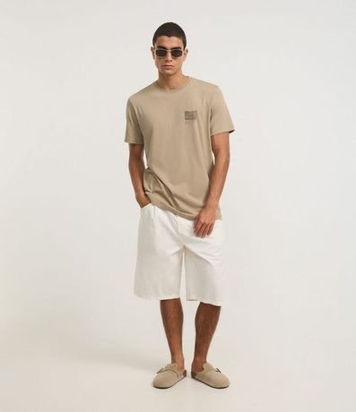 Remera Comfort en Algodón Peruano con Estampa Localizada 2