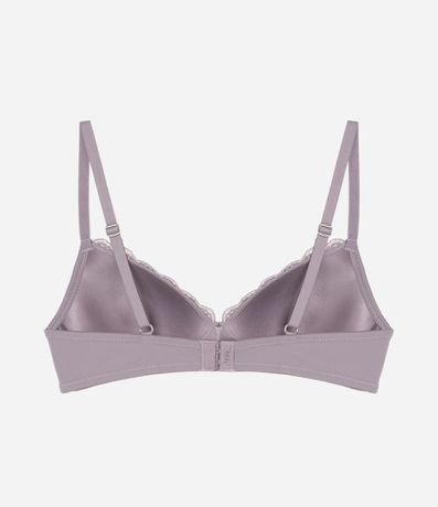 Soutien Copa Triangular en Microfibra con Detalles en Encaje 2