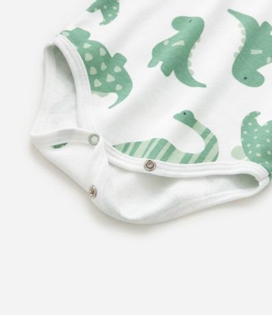 Conjunto Infantil en Suedine con Estampa de Dinosaurio - Talle RN a 18 Meses 11