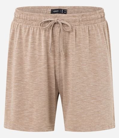 Pijama Corto en Malla Flamê con Efecto Mezcla 6