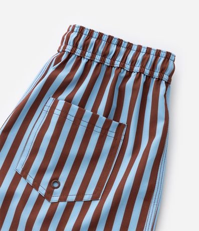 Bermuda Infantil Playera en Rip Stop Rayada - Talle 5 a 14 años 5