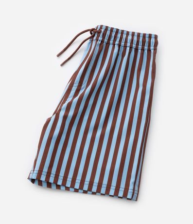 Bermuda Infantil Playera en Rip Stop Rayada - Talle 5 a 14 años 6