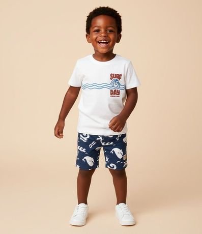 Remera Infantil con Estampa Surf Day - Talle 1 a 6 años 1