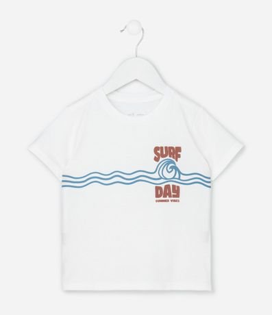 Remera Infantil con Estampa Surf Day - Talle 1 a 6 años 2