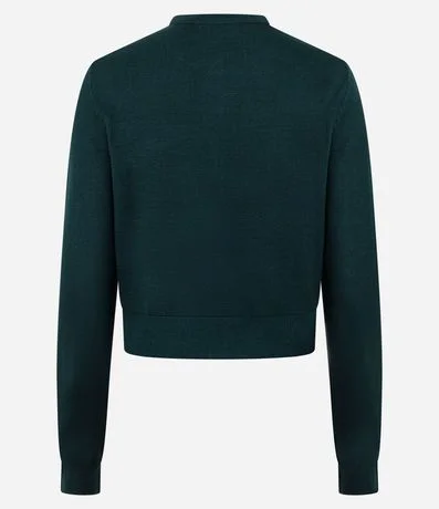 Cardigan Regular en Punto con Botones y Modelo 7